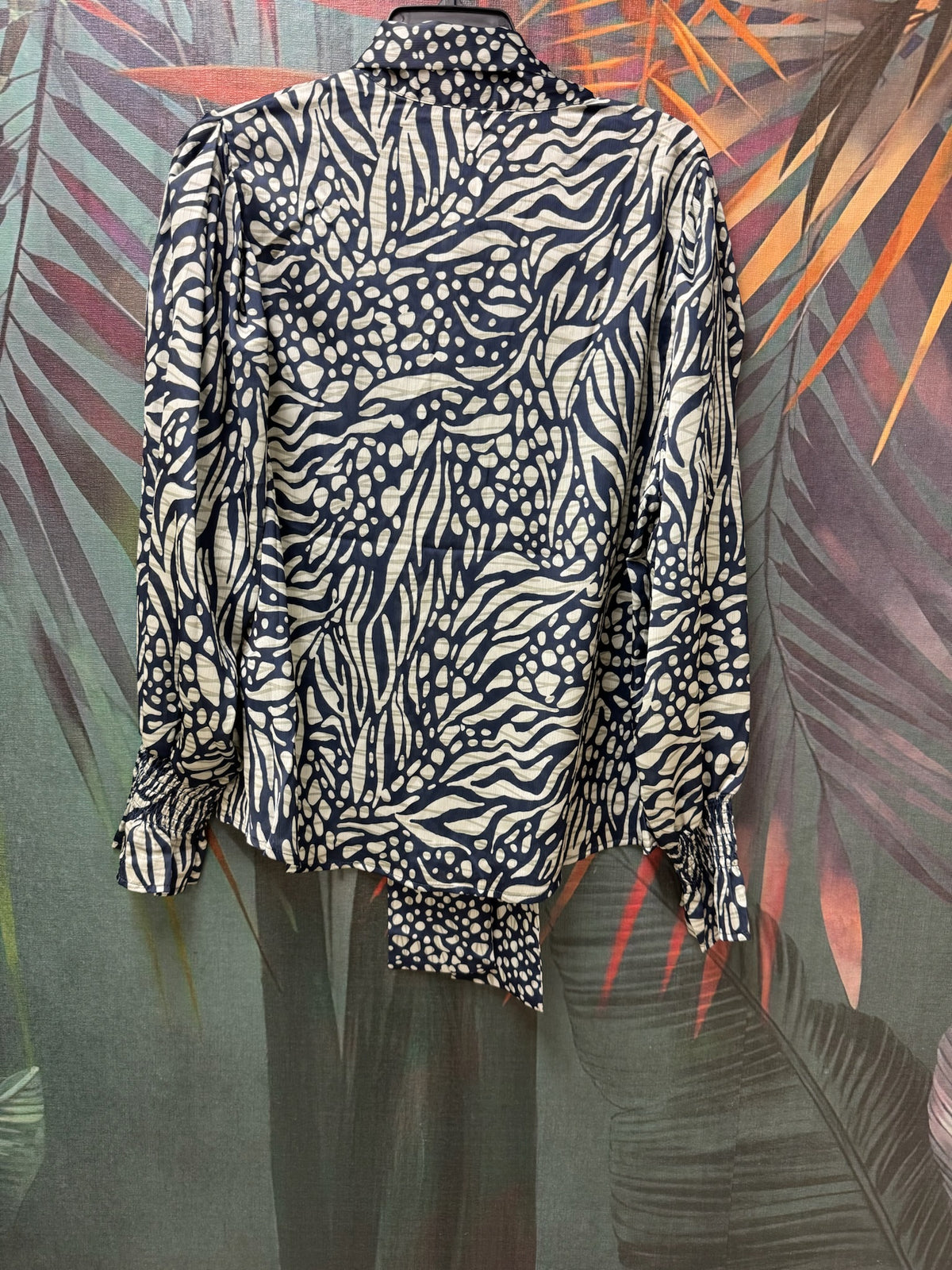 Print Top with Tie