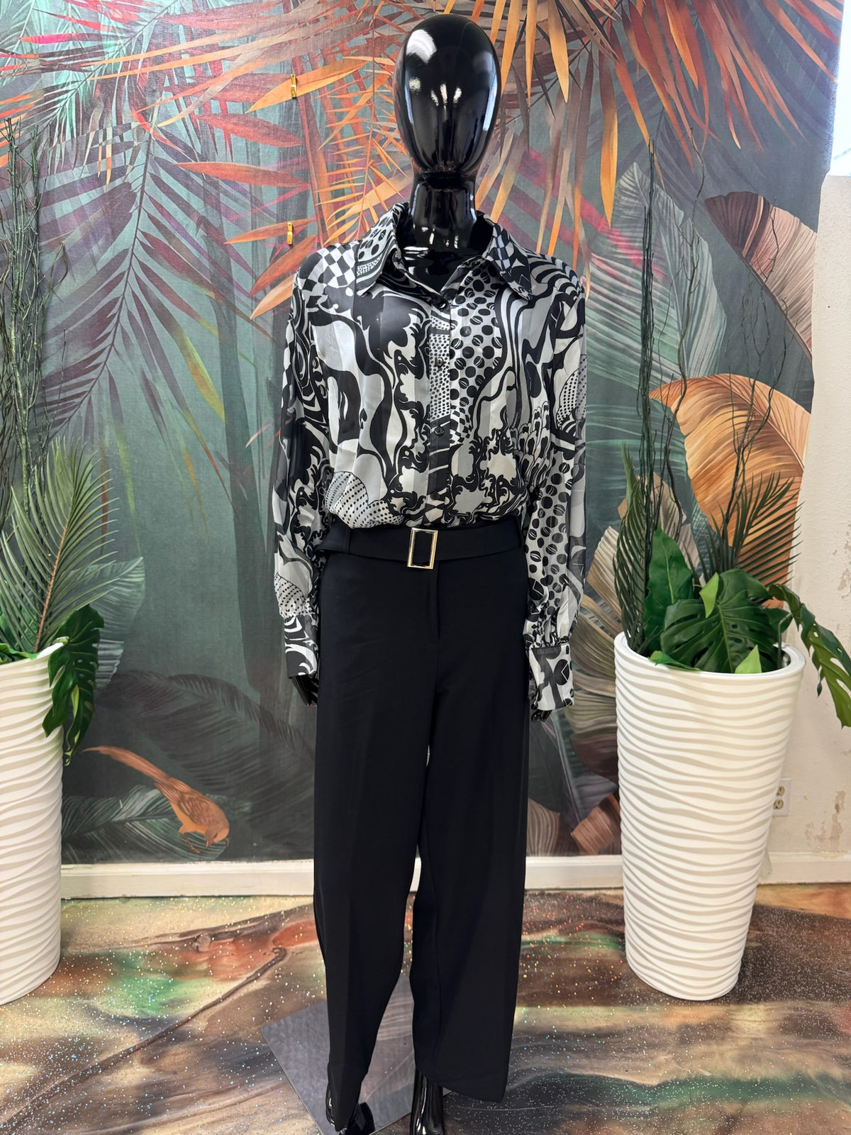 Abstract Blouse