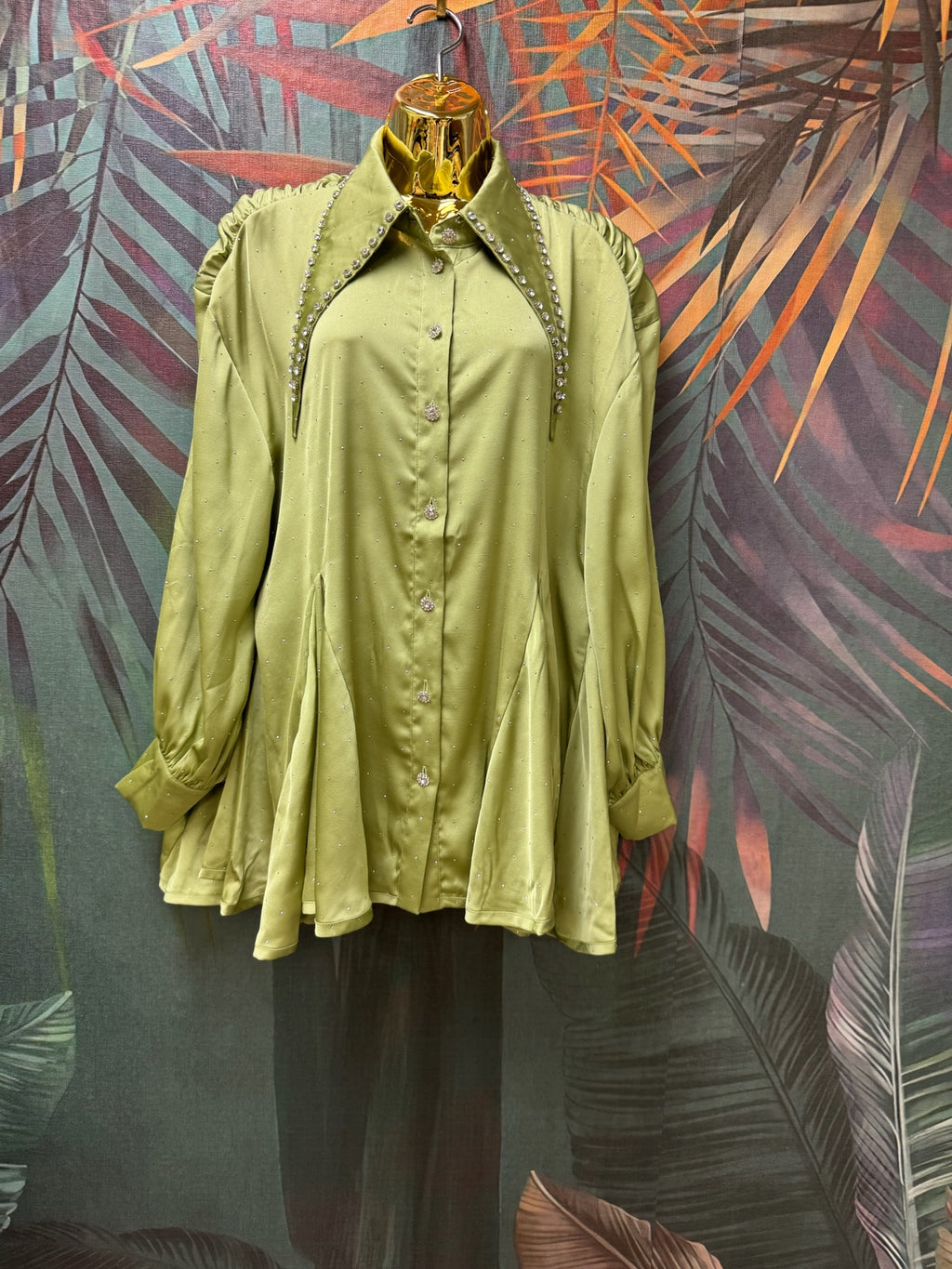 Large 70's Collar Blouse
