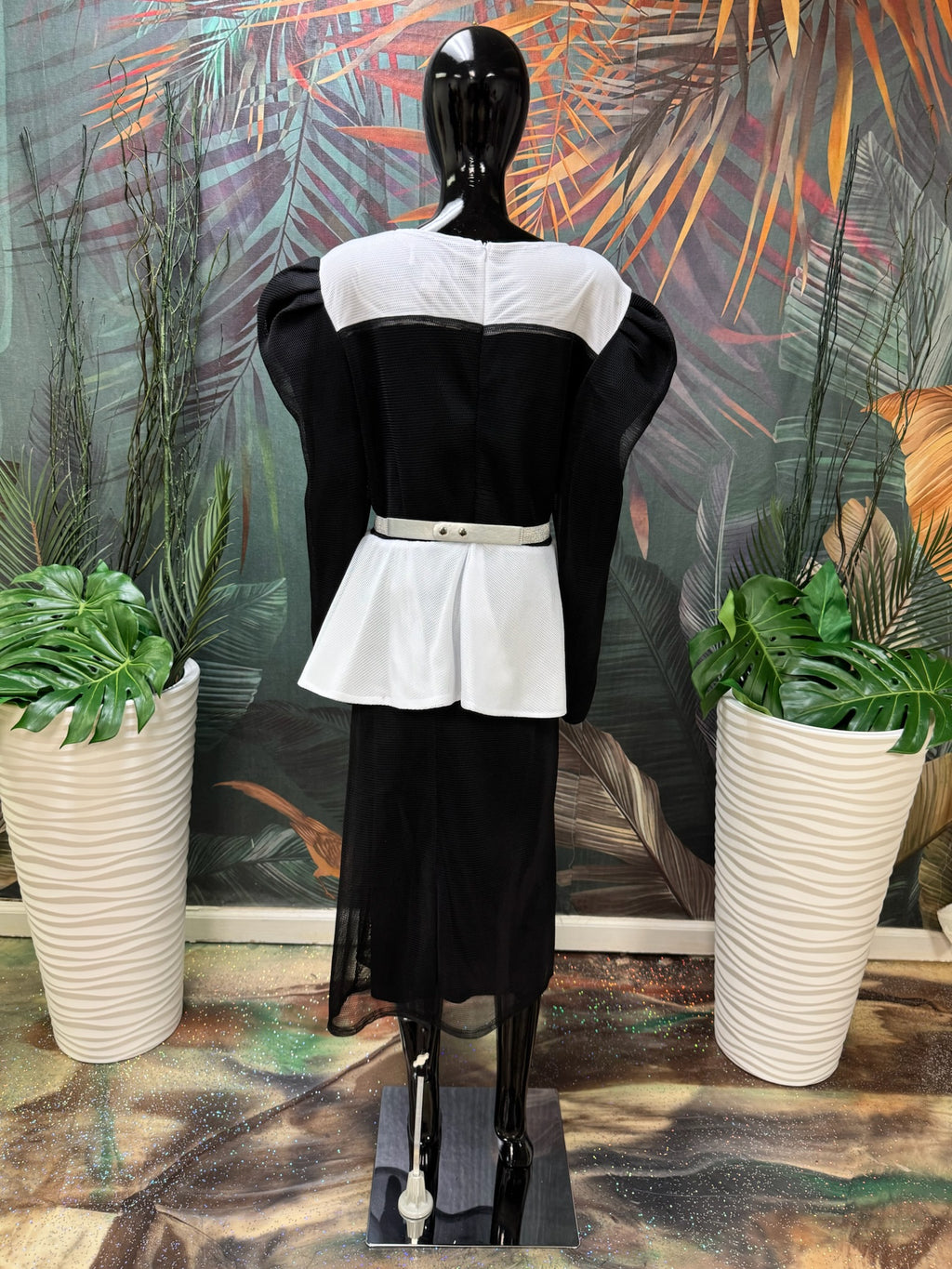 Mesh Skirt Set