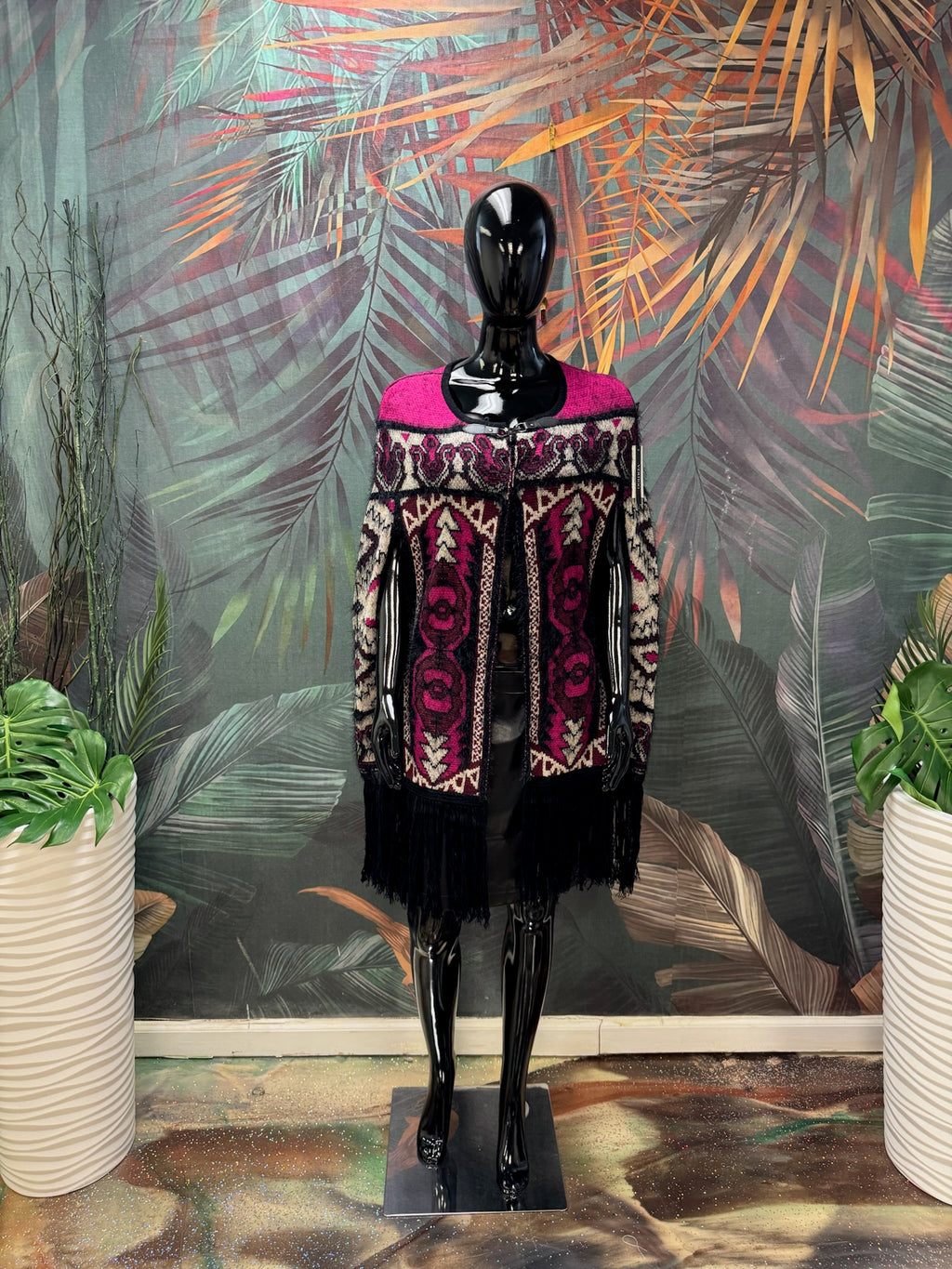 Vertigo Print Cape