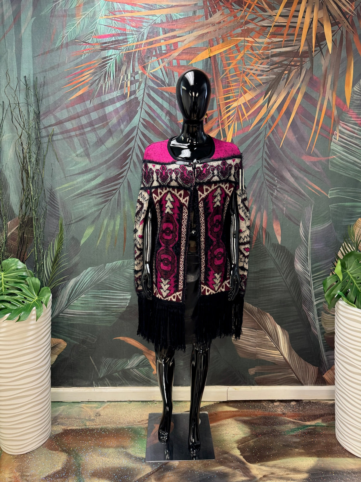 Vertigo Print Cape