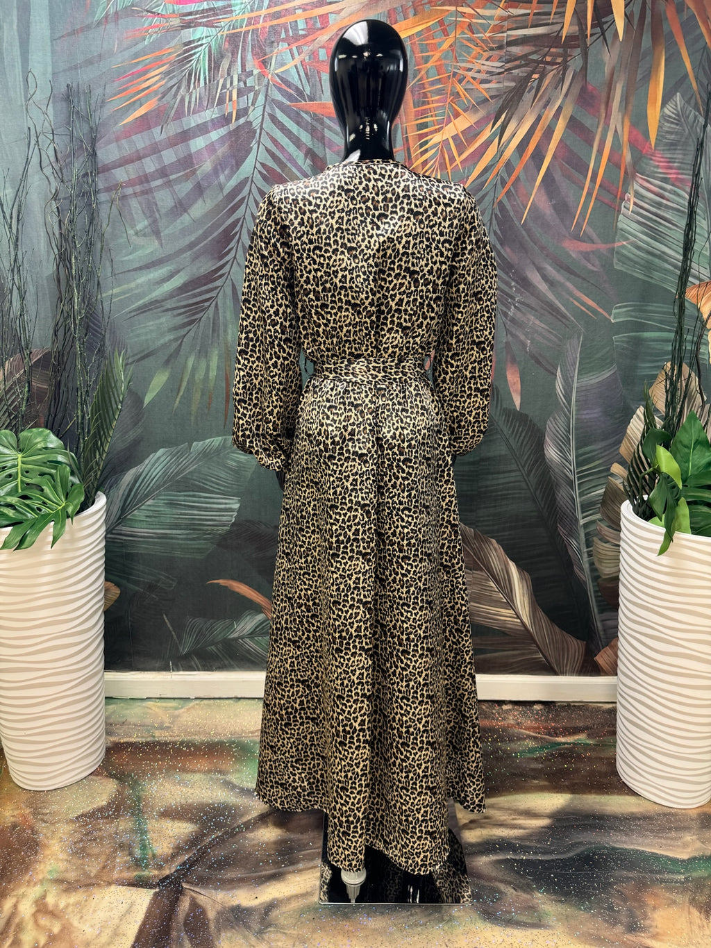 Animal Print Long Dress