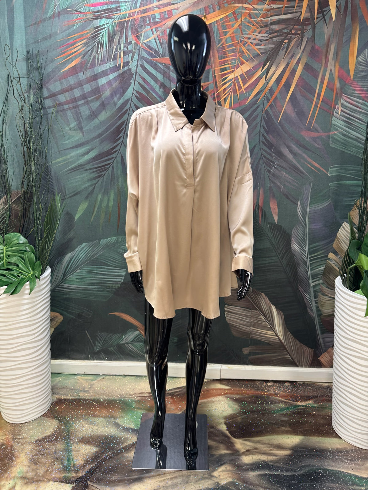Beige Blouse